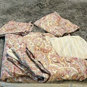 Ralph Lauren Paisley Duvet Cover Set - Multicolor